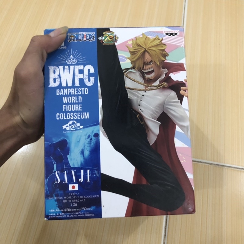 BWFC Vinsmoke Sanji One Piece Figure Original Banpresto Bandai