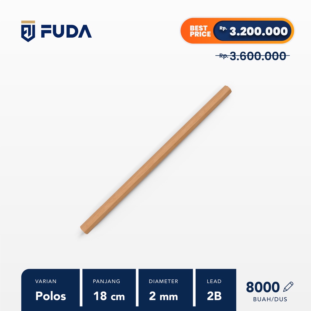 

Fuda - Pensil Kayu/Pensil Polos/Pensil Hotel/Pensil Serut/Souvenir Murah