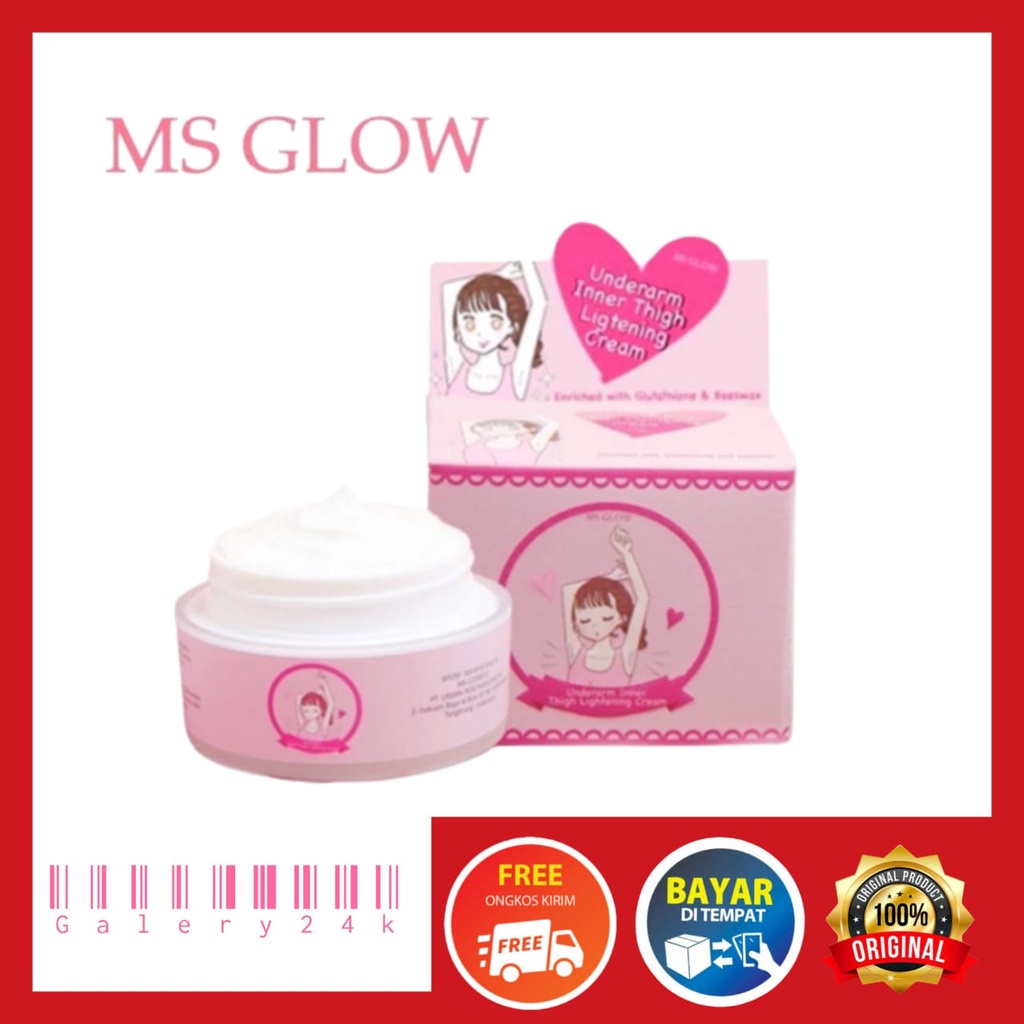 Underarm MS Glow Pemutih Ketiak dan Selangkangan Hitam by MS Glow Skincare Underarm Pemutih Ketiak M
