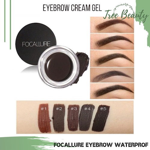 FOCALLURE Eyebrow Cream Gel waterproof Pensil Alis-kosmetik Mata FA23