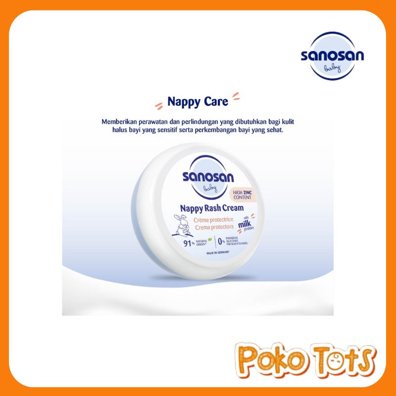 Sanosan Baby Nappy Rash Cream 150ml Diaper Cream Krim Ruam Popok Bayi