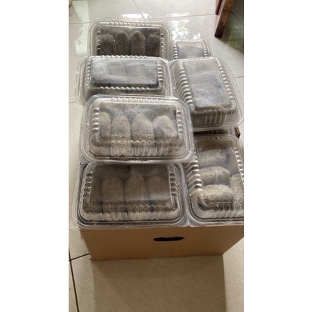 

onde onde ketan hitam wijen homemade isi kacang hijau kupas full isi nya plus susu yg lezat