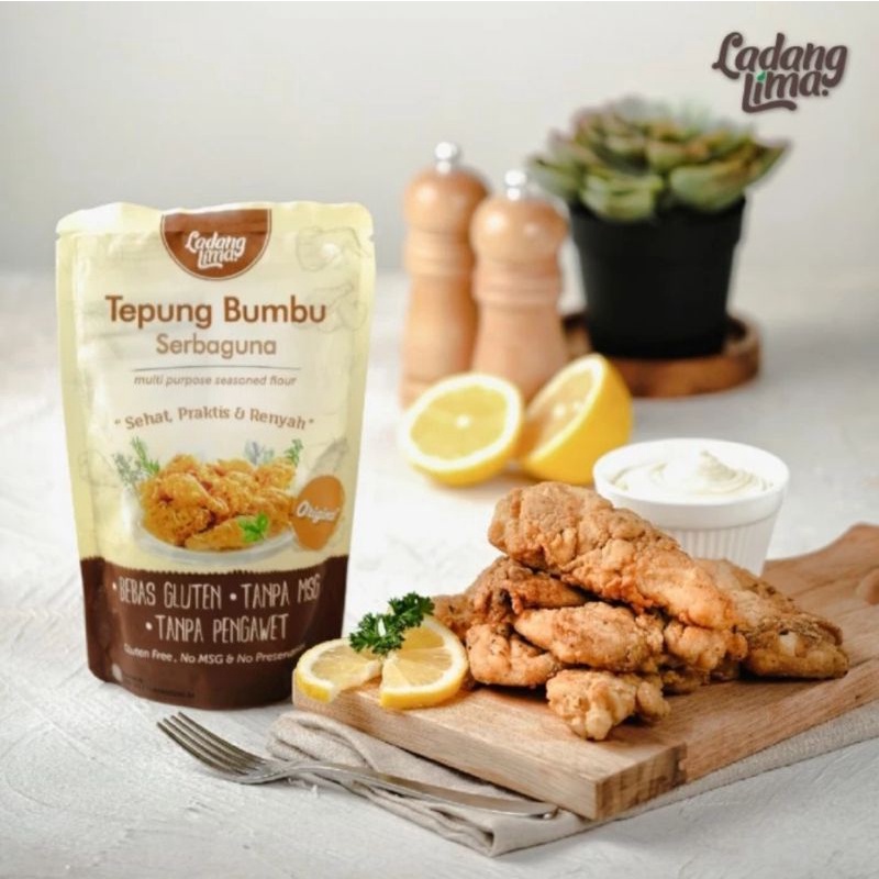 

Ladang Lima Tepung Bumbu Serbaguna (All Purpose Mocaf Flour)