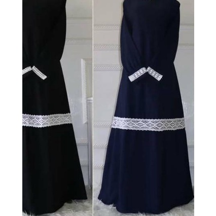 EXCLUSIVEGAMIS POLOS WOLFIS RENDA 1 POLOS merek AR / GAMIS KOMBINASI/GAMIS MODERN / GAMIS SYARI|SQ9