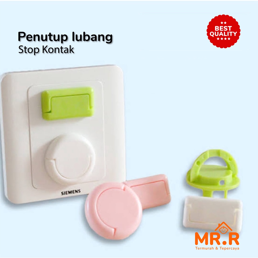 Pelindung Tutup Stop Kontak Socket Cover Electrical Safety 2 Kaki dan 3 Kaki Penutup Colokan Listrik Bayi Pengaman Stop Kontak