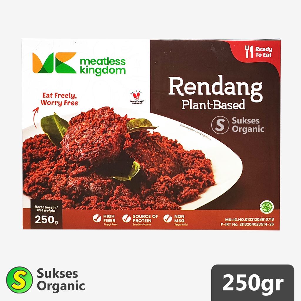 

RENDANG Vegan Plant Based Ready To Eat BOX Meatless Kingdom