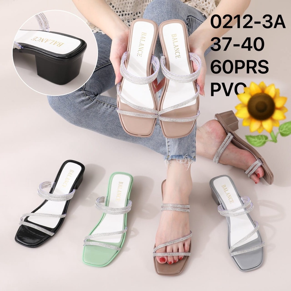 Sandal Karet Jelly Wedges Wanita import Model Terbaru Original Kekinian by AGUNG STYLEBalance 0212-3A