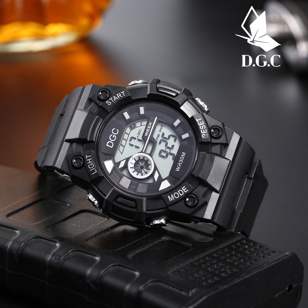 ✨D.G.C✨✅Jam Tangan Pria Fashion Sports Digital Led Men Women Digital Watch D.G.C M177