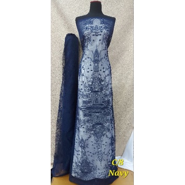 LACE ETNIK MOTIF CANDI NEW! *Harga 1meter