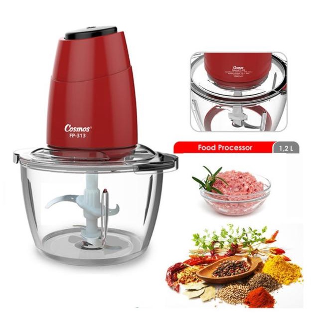 Cosmos Food Processor Cosmos FP 313 / Blender Mini penggiling Makanan