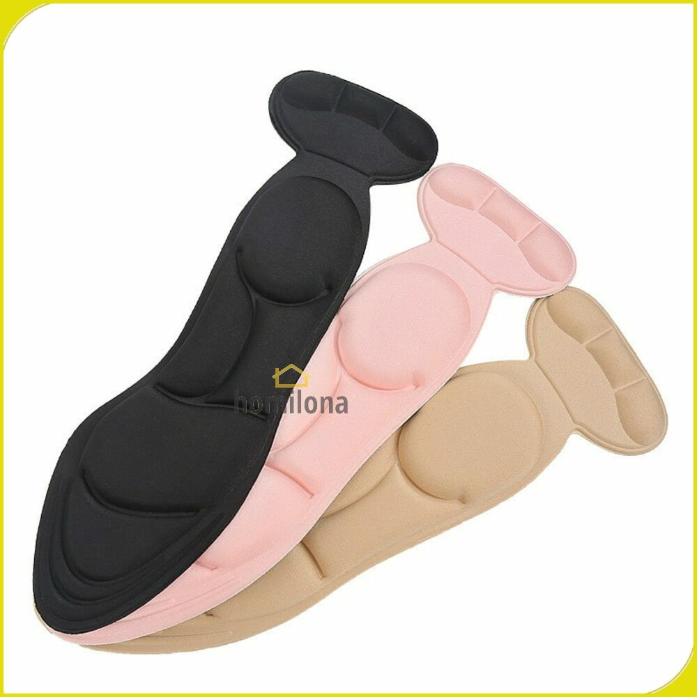 Swokii Insole Pad Alas Kaki Wanita High Heels Breathable Anti Slip 1 Pair 169D