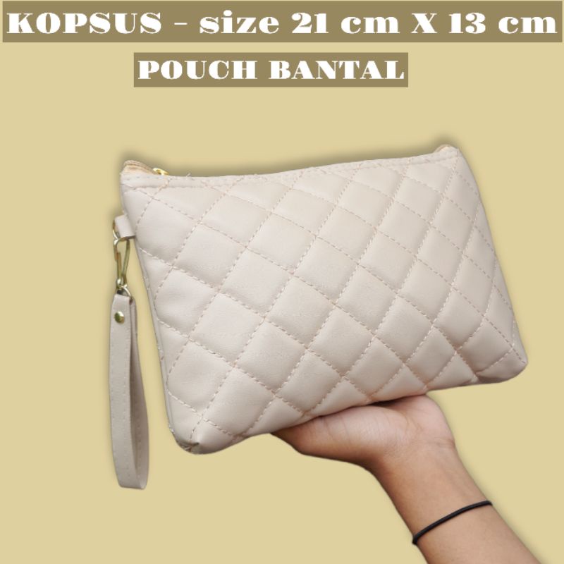 POUCH KOSMETIK BANTAL/DOMPET BANTAL SERBAGUNA