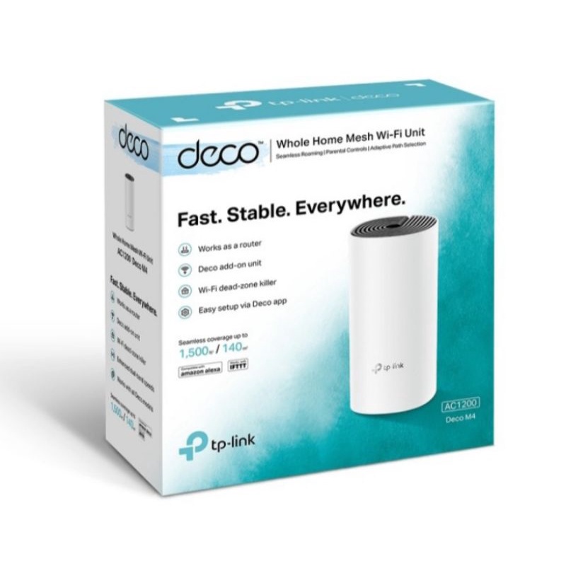 TPLink DECO-M4-1 AC1200  Router Wireless WiFi Meshi Whole-Home System DECO M4 1Pack N1