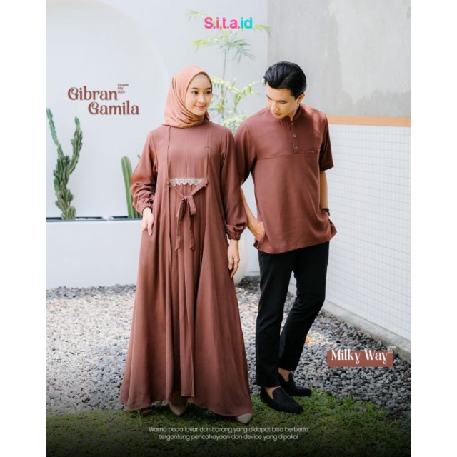 RIHAIA | Baju Koko Gamis Gibran & Gamila Couple by Sita Sita.id