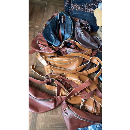 kompek kecil kulit asli