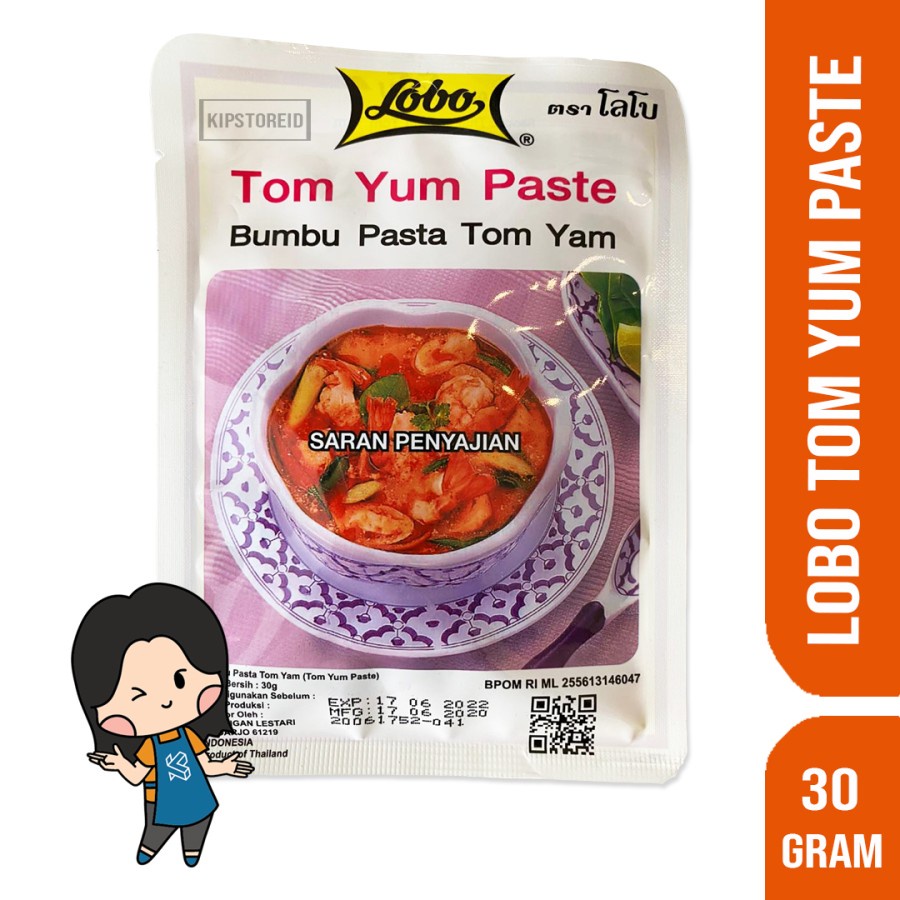 

LOBO Tom Yum Paste 30gr | Bumbu Tom Yum Ala Thailand 30gr