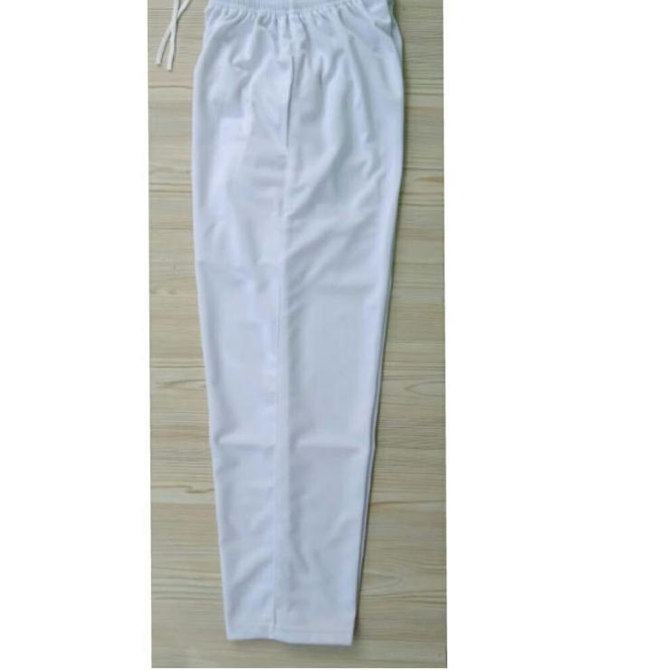 ➱➴≛❉ Celana training putih polos pria/wanita Terbatas