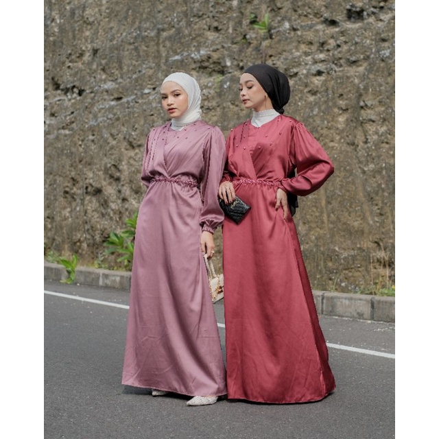 AZKA DRESS / DRESS PESTA / SERAGAMAN / BRIDESMAID / BUSUI FRIENDLY