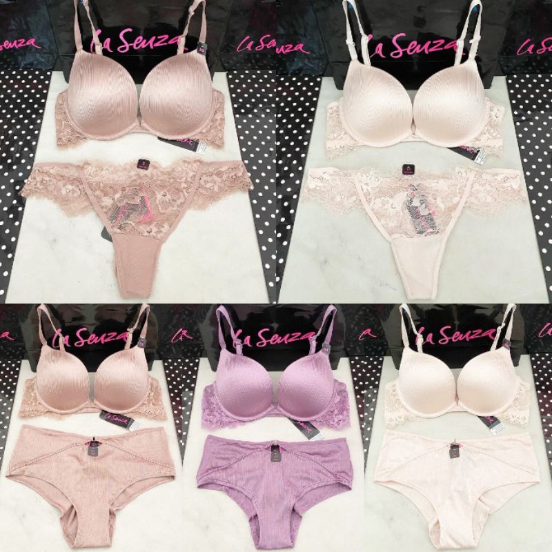 La Senza Beyond Sexy Bra Set Push Up Gel Level 3 36C 11192844