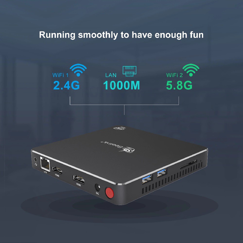 AKN88 - BEELINK T34 Mini PC - RAM 8GB ROM 128GB - Intel N3450 Windows 10