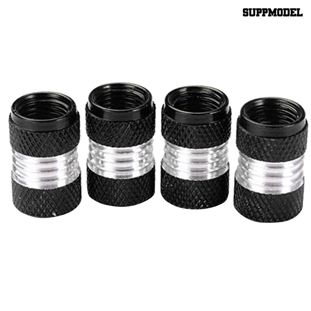 [Dekorasi] 4pcs/set Universal Aluminium Alloy Warna Cerah Tutup Batang Katup Angin Ban Ban