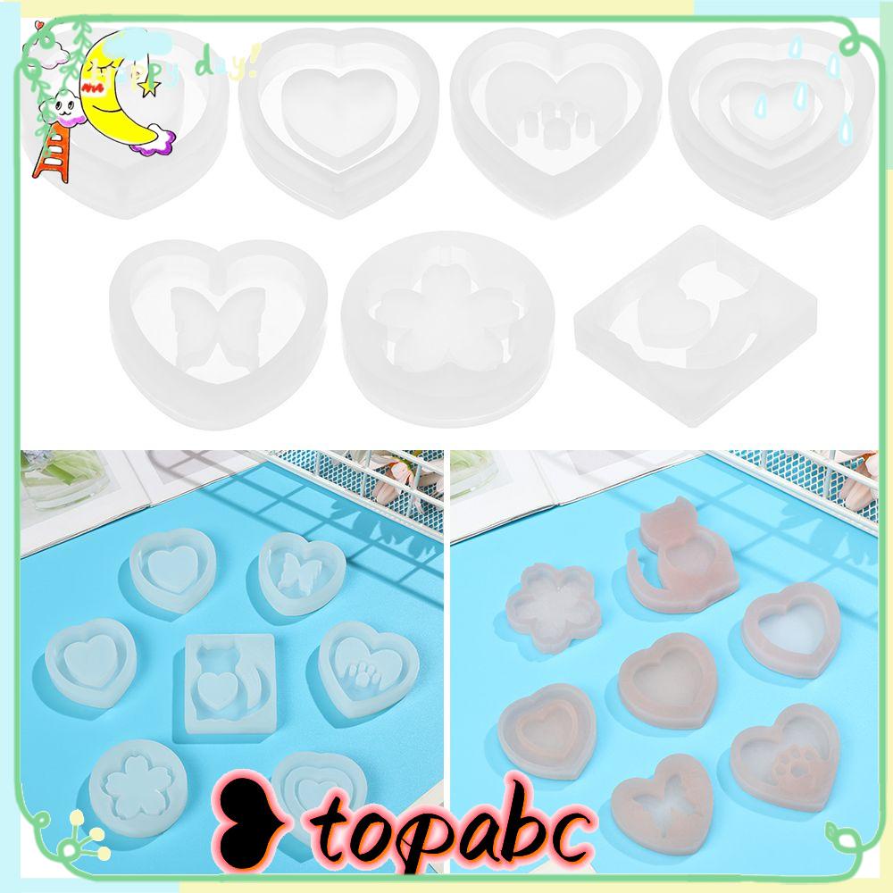 Top Silicone Cetakan Baru Cherry Love Heart Butterfly Dog Paw Casting Tools Mold