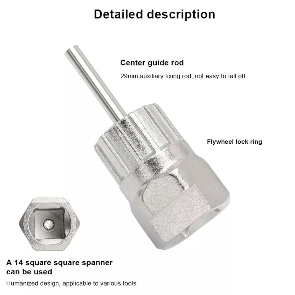 Lanfy Alat Pelepas Kaset Alat Pemeliharaan Aksesoi Sepeda Kaset Sepeda Gunung Alat Pelepas Sepeda Repair Tool Socket Wrench