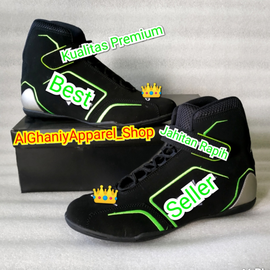 sepatu balap drag anak  sepatu kids race sepat rally touring roadrace sepatu motor buat anak anak kids free glove