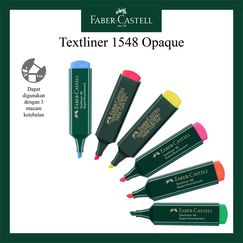 

Textliner Faber Castell 48 / Highlighter / Textliner Faber Castell Marker 48