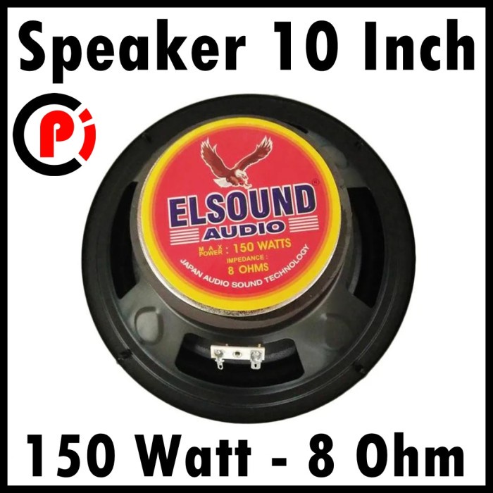 ELSOUND Audio Speaker Woofer Ukuran 10 Inch 10&quot; 150 Watt 8 Ohm