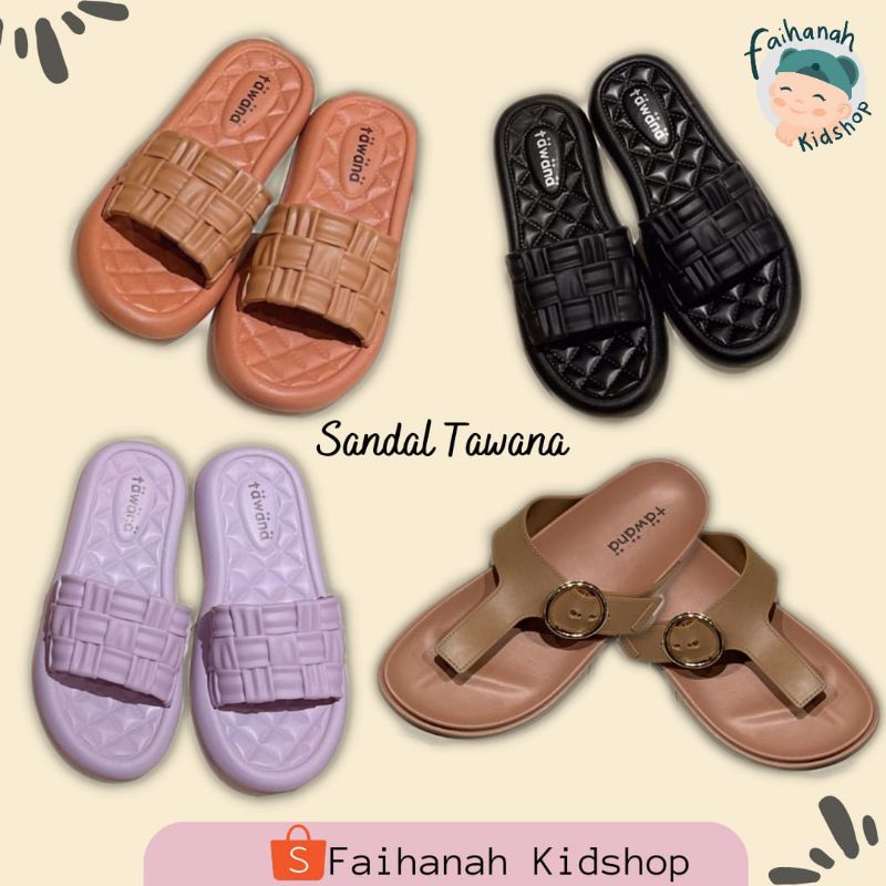 Sandal Tawana Dewasa Murah / Sandal Rumahan Murah / Sandal Selop Jepit Lucu