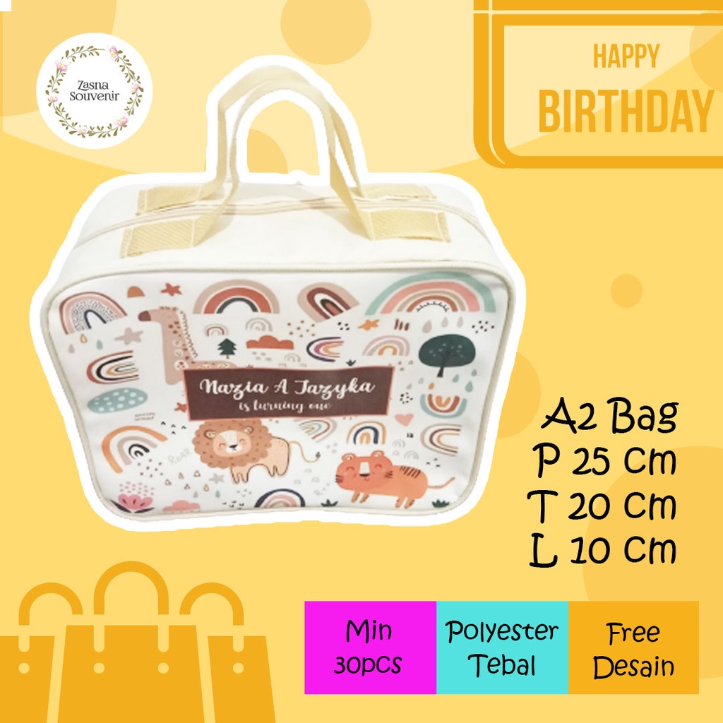 

A2 BAG (Tas bekal Printing depan Belakang MURAH GOODIE BAG ULANG TAHUN ANAK MURAH TAS ULANG TAHUN TERLARIS TAS ULTAH CUSTOM MURAH TAS ULANG TAHUN LUCU TAS ULTAH PREMIUM TAS ULANG TAHUN BINGKISAN SNACK TAS JINJING TAS SLEMPANG
