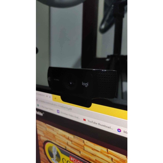 Second like new livestream camera webcamera logitech C920