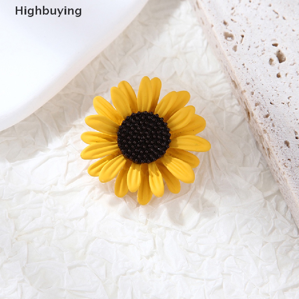 Hbid Bunga Daisy Bros Daisy Untuk Wanita Unisex Bunga Matahari Pesta Kantor Bros Pin Wanita Perempuan Brooch Pin Bros Mantel Aksesoris Hadiah Glory