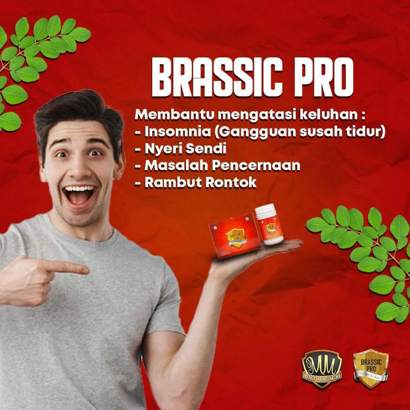 Brassic Pro 100% Original isi 40 Kapsul