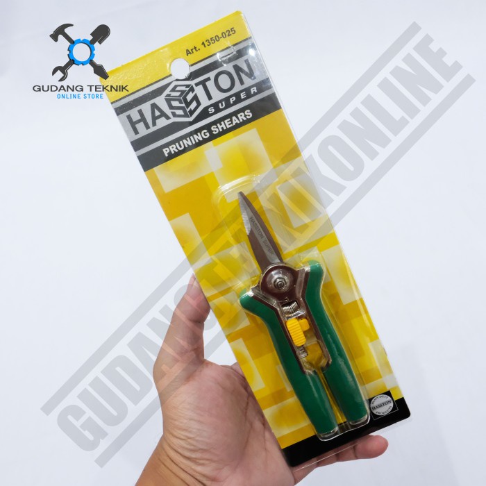 Gunting Dahan Lurus 1350-025 HASSTON PROHEX / Pruning Shears Gunting Dahan Taman Kepala Lurus 1350 025 HASSTON PROHEX