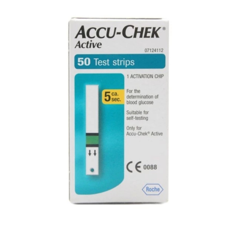 Strip Accu Chek Active Isi 50 AccuChek Aktiv Acuchek Aktif