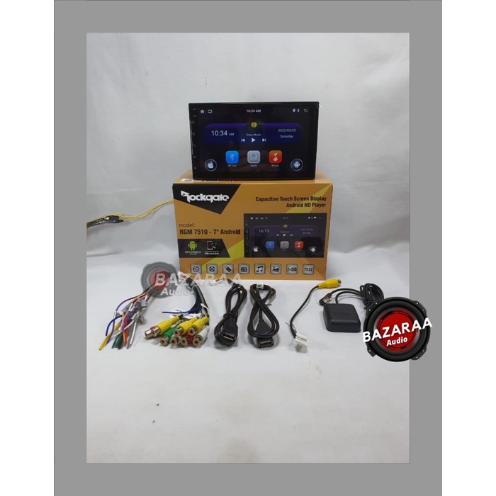 Head Unit Android ROCKGATE RGM 7510 7 Inch OS 9 - Tanpa Socket