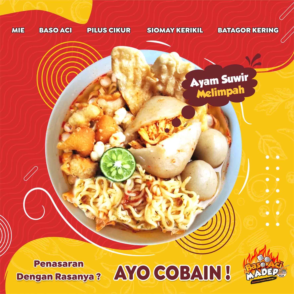 

Baso Aci Madep Ayam Pedas Berselera