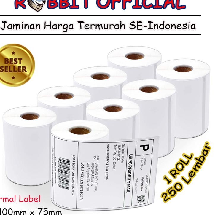 

Recommended Stiker Label Bare Thermal [100 x 75] Label Bare Olshop Label Pengiriman 100x75 mm Isi 250 Pcs JU7``