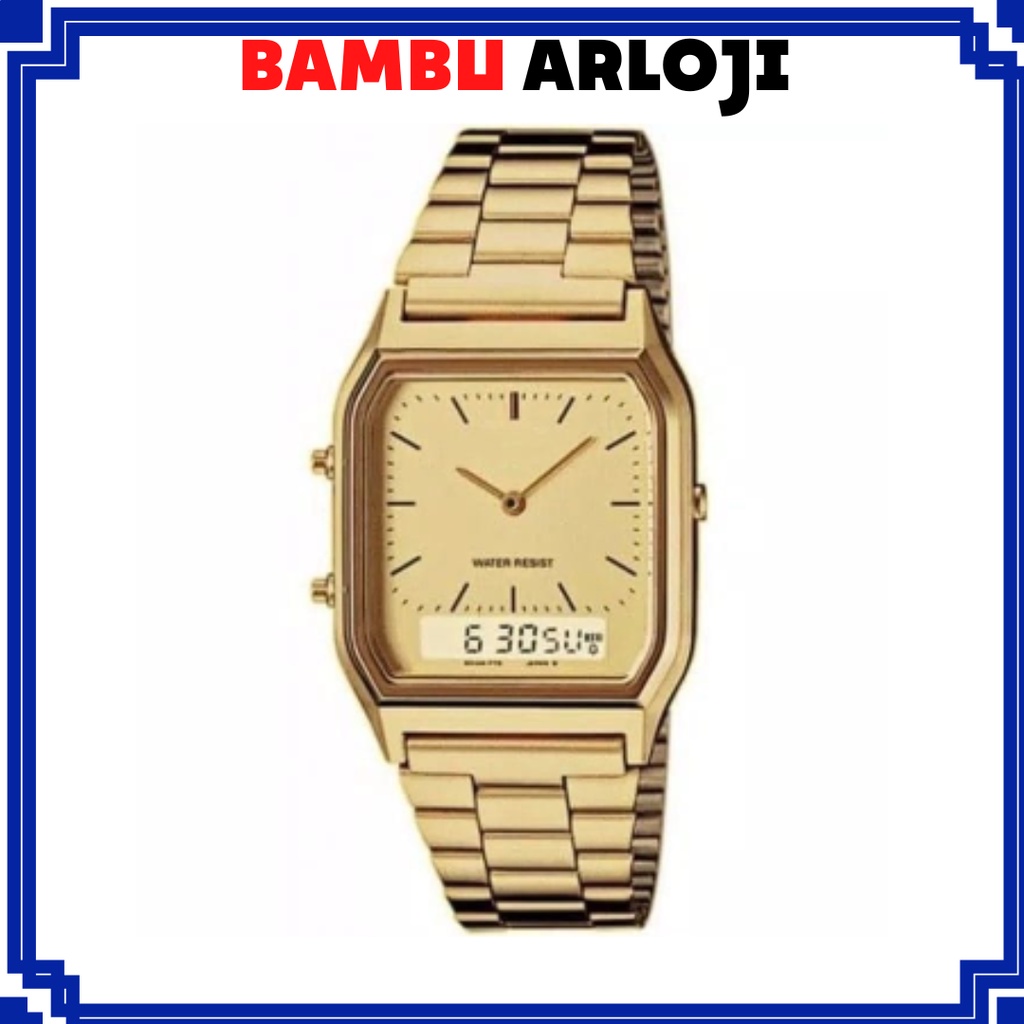 BAJ JAM TANGAN MURAH AQ230 / AQ-230 VINTAGE ANALOG DIGITAL // CS003