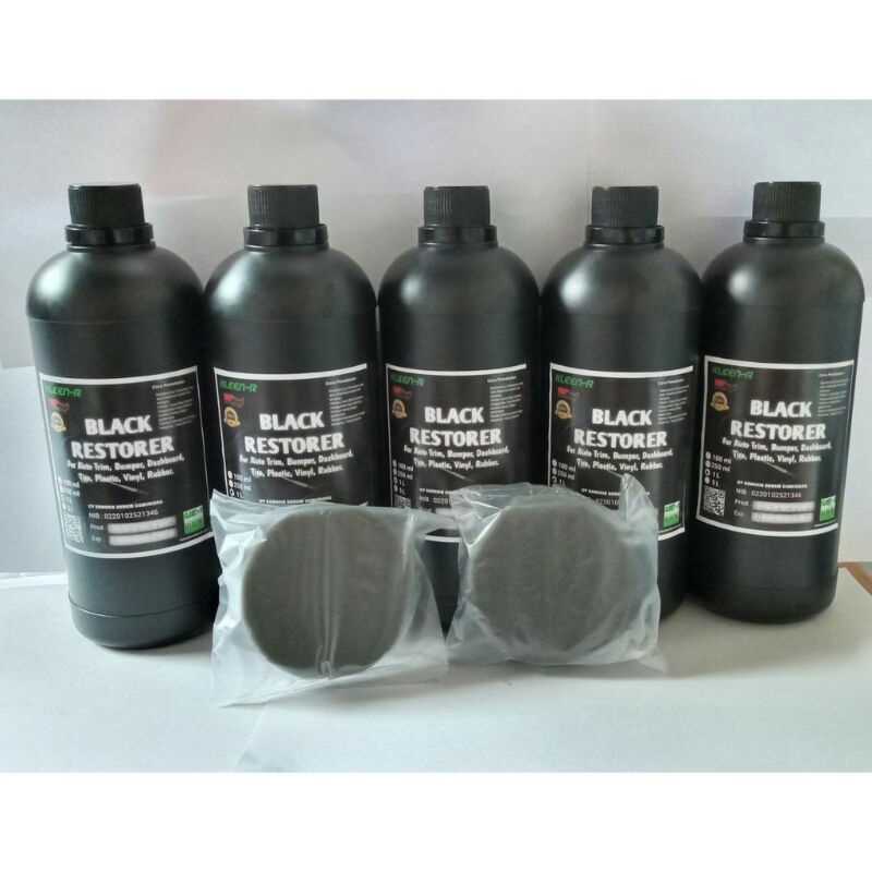 BLACK RESTORER PENGHITAM TRIM DASHBOARD KENDARAAN 1LITER