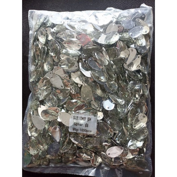 @ 100pcs DiAMON RESIN TETES UK 13x22ML