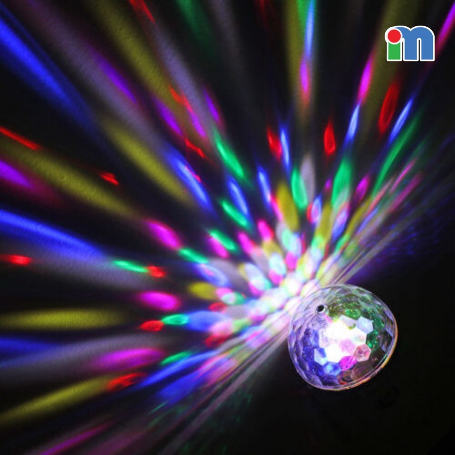 Colorful Light Ball - Lampu DISCO/LED Fitting Putar otomatis disko