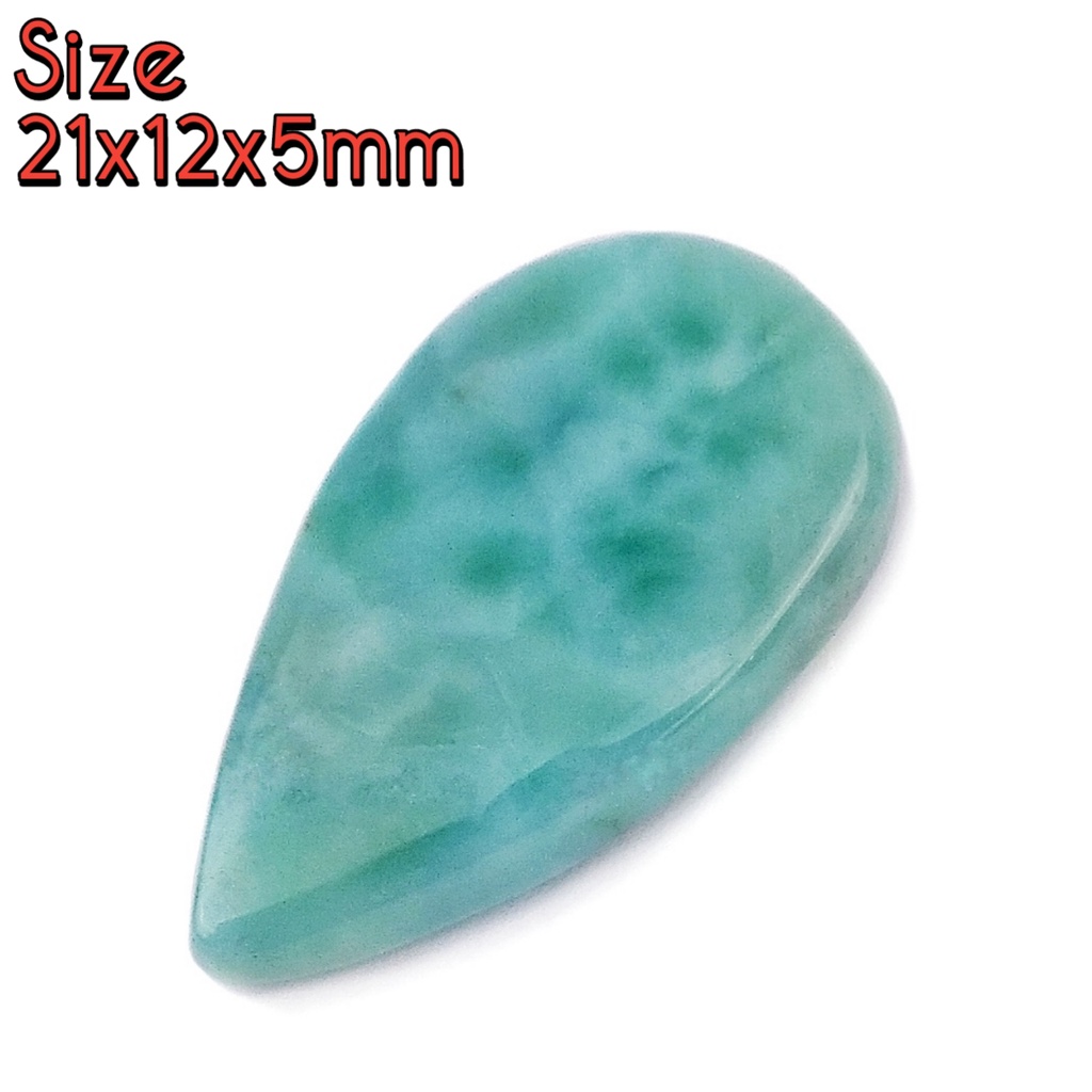 Natural Batu Permata Larimar Blue Sky Original Dijamin