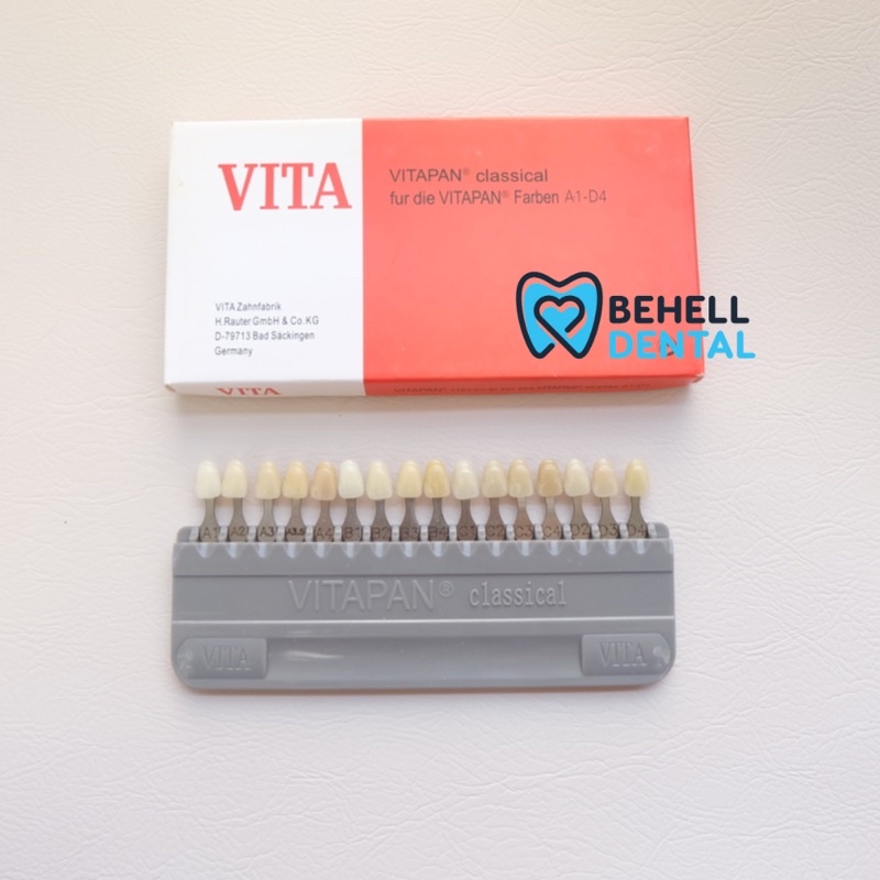 VITAPAN VITA CLASSIC DENTAL SHADE GUIDE // VITA PAN CLASSICAL Alat Pengukur Acuan Warna Gigi Bleaching dan Veneer