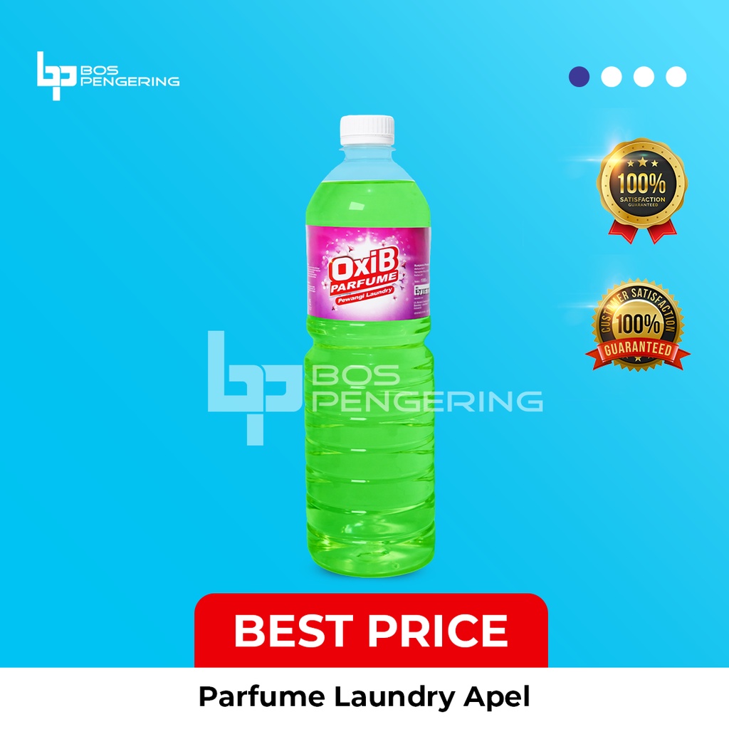 Pewangi Pakaian Laundry - OxiB Parfum Aroma Apel 1 Liter Wangi Tahan Lama