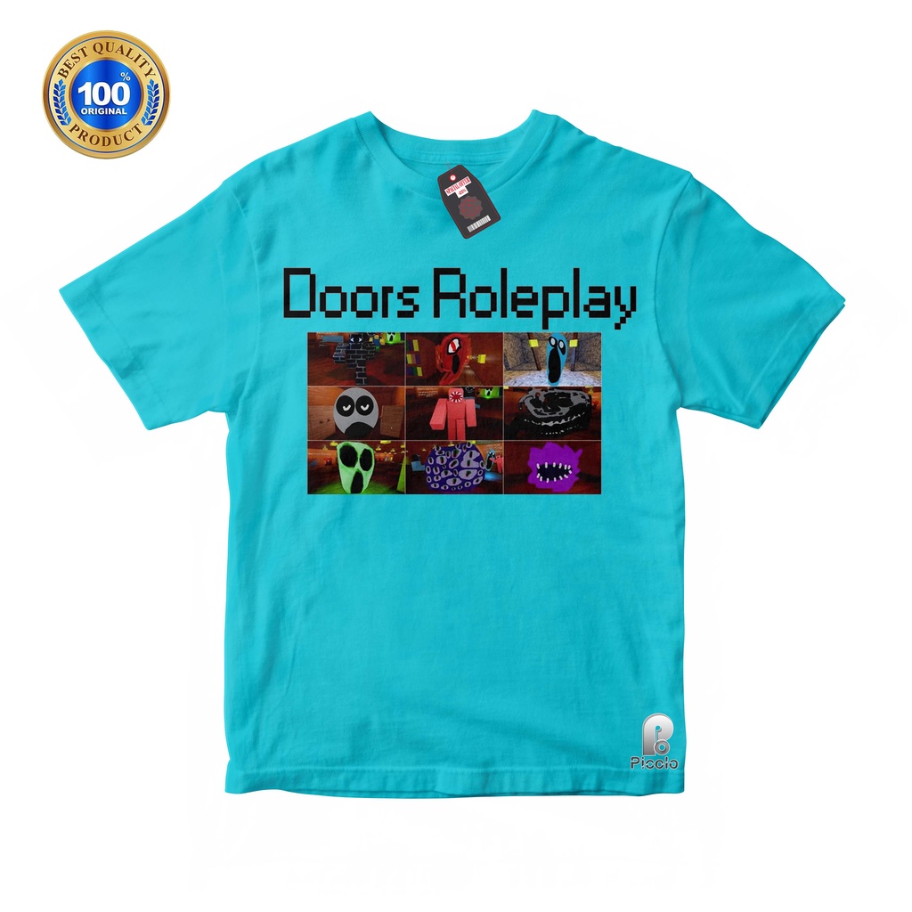 BAJU ANAK KAOS ATASAN ANAK ALL MONSTER + MORPHS IN DOORS ROLEPLAY [ROBLOX] Bahan COTTUN