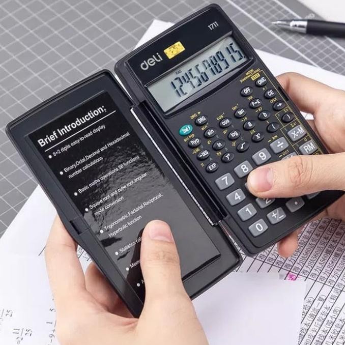 

DELI E1711 CALCULATOR/KALKULATOR-56F SCIENTIFIC CALCULATOR 8 #ORIGINAL