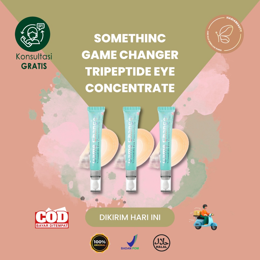 AGEN RESMI - SOMETHINC GAME CHANGER TRIPEPTIDE EYE CONCENTRATE ORIGINAL BPOM